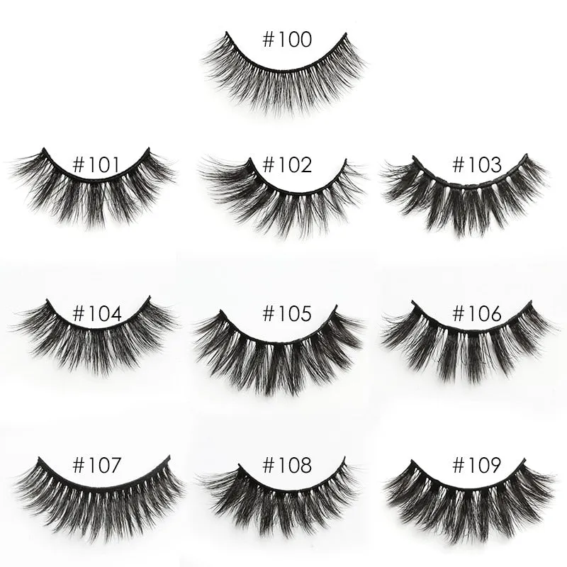 VenusFox Wholesale Lashes Dramatic 3D Mink Eyelashes Bulk 4/10/50/100/200 Pcs Natural Mink Lashes Long False Eyelashes Makeup Faux Cils