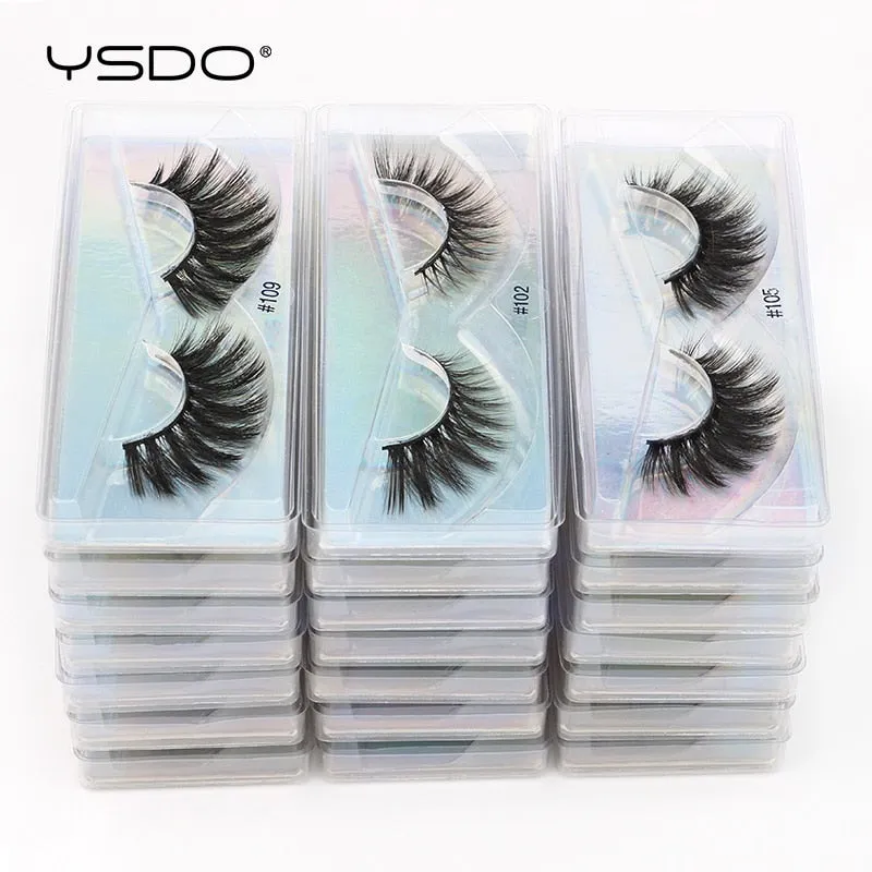VenusFox Wholesale Lashes Dramatic 3D Mink Eyelashes Bulk 4/10/50/100/200 Pcs Natural Mink Lashes Long False Eyelashes Makeup Faux Cils