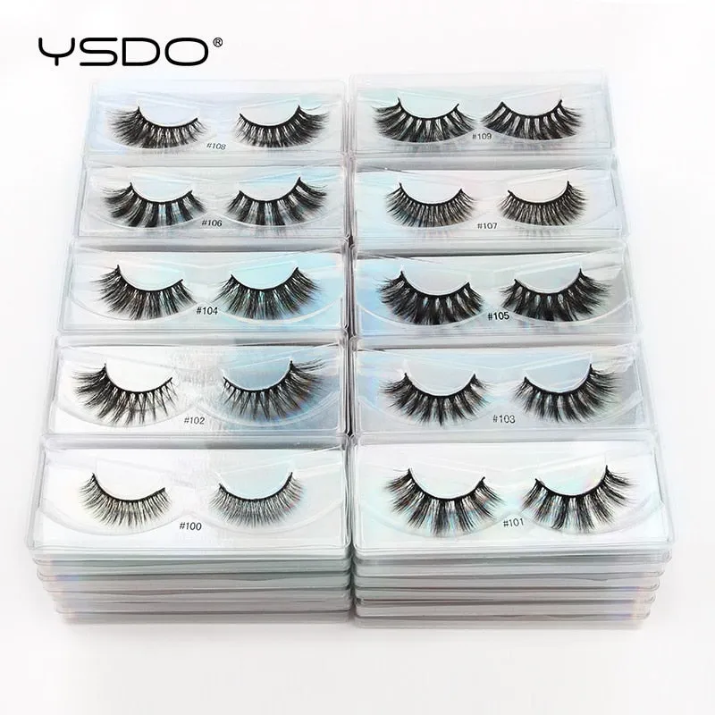 VenusFox Wholesale Lashes Dramatic 3D Mink Eyelashes Bulk 4/10/50/100/200 Pcs Natural Mink Lashes Long False Eyelashes Makeup Faux Cils