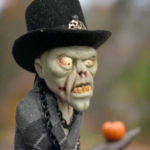 Voodoo Witch Doctor - Creep Halloween hanging decoration - By Sculptor Ken Fedoruk - Limited Edition Handmade
