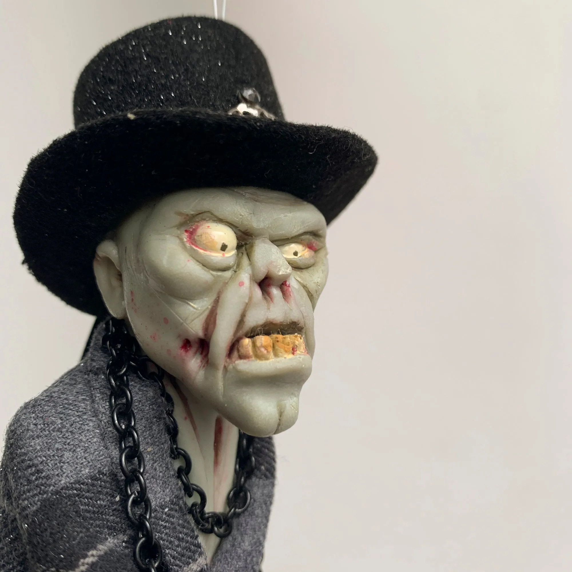 Voodoo Witch Doctor - Creep Halloween hanging decoration - By Sculptor Ken Fedoruk - Limited Edition Handmade