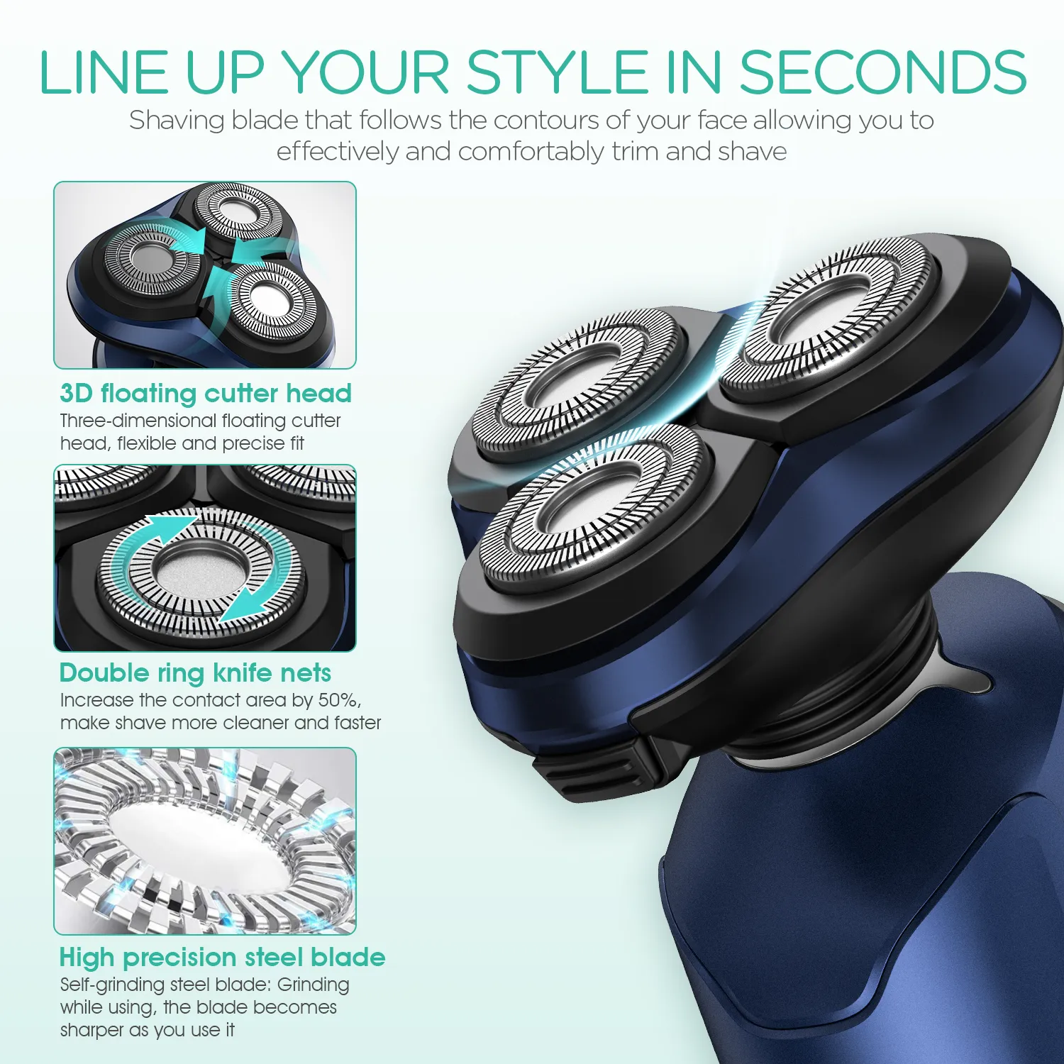 VOYOR Electric Beard Trimmer TX410