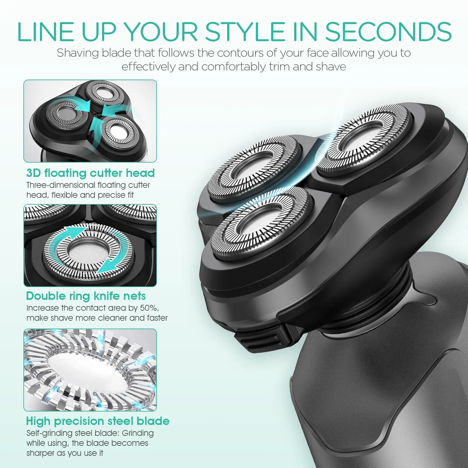 VOYOR Electric Beard Trimmer TX410