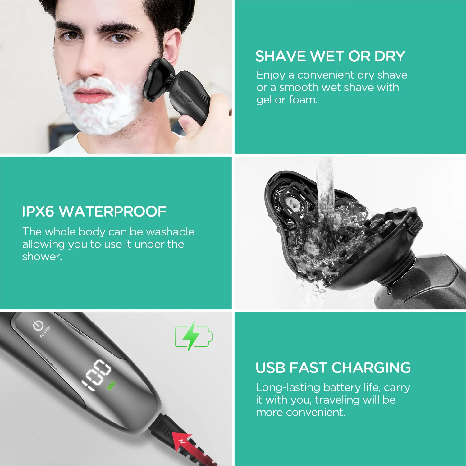 VOYOR Electric Beard Trimmer TX410
