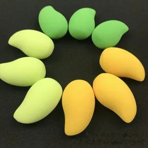 Yeknu 1PCS Dry and Wet Use Cosmetic Mango Shape Puff Powder Puff Professional Women's Makeup Foundation Sponge Beauty Make Up Tools