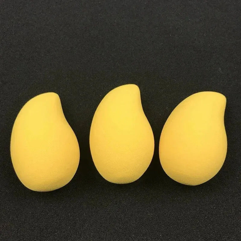 Yeknu 1PCS Dry and Wet Use Cosmetic Mango Shape Puff Powder Puff Professional Women's Makeup Foundation Sponge Beauty Make Up Tools