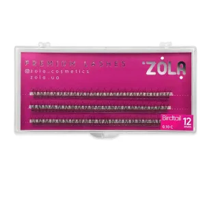 Zola Bunches Eyelashes Birdtail, 12 mm 05348